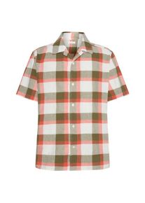 KnowledgeCotton Apparel Boxed Fit S/S Checkered Shirt Hemd Herren (Gr L |rosa)