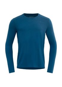 DEVOLD Hovland Merino 200 Shirt Merinoshirt Herren (Gr S |blau)
