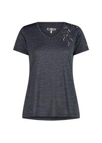 Longsleeve CMP Light Melange T-Shirt Damen (Gr 44 |grau/blau)