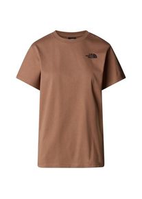 The North Face S/S Box NSE Relaxed Tee T-Shirt Damen (Gr XS |braun)