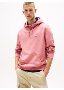 Tommy Jeans Herren Hoodie "TJM REG BADGE HOODIE EXT"tahiti berry tonal, casual, Gr. L, Sweatware, Obermaterial: 100% Baumwolle, Sweatshirts, Mit