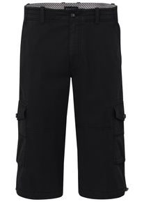 Bugatti Herren Bermudas290, schwarz, casual, Gr. 46, unifarben, 98% Baumwolle, 2% Elasthan, Hosen, aus Baumwolle