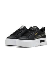 Puma Kinder Sneaker "Mayze Wild Sneakers Mädchen", Gr. 37schwarz desert dust beige, Obermaterial: Textil, Synthetik, Kuhleder; Futter: Textil;