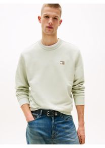 Tommy Jeans Herren Sweatshirt "TJM REG BADGE CREW EXT"misty sage tonal, casual, Gr. XL, Sweatware, Obermaterial: 100% Baumwolle, Sweatshirts, Mit