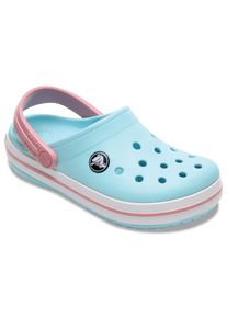 Crocs Kinder Clog "Crocband Clog K", Gr. 33hellblau, weiß, rosa, Croslite, sportlich, Schuhe, Sommerschuh, Schlappen, Hausschuh, Badeschuh mit