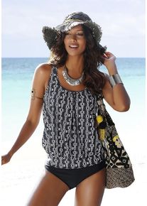 Lascana Set: Oversize-Tankini mehrfarbig Gr. 36. Ohne Bügel