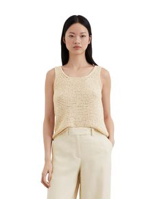 Marc O'Polo MARC O'POLO Damen Rundhalspullover "aus Effektgarn"raw cotton, casual, Gr. XXL, unifarben, Obermaterial: 100% Baumwolle, Pullover