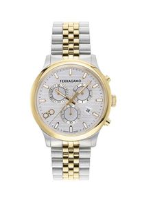 Salvatore Ferragamo Uhren - Quartz Chronograph Watch Ferragamo Duo Chrono - Gr. unisize - in Silber - für Damen