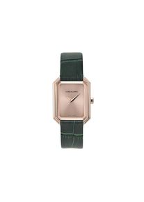 Salvatore Ferragamo Uhr - Quartz 2 Hands Watch S8-Ferragamo Crystal Tank - Gr. unisize - in Grün - für Damen