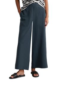 Marc O'Polo MARC O'POLO Damen Chinohose "aus TENCEL Lyocell-Leinen-Mix"muted blau, casual, Gr. 42, unifarben, Obermaterial: 90% Lyocell, 10% Leinen, Hosen