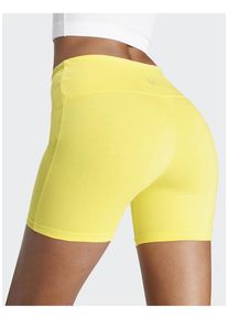 Lascana Shorts gelb Gr. 32/34 für Damen. Mit Logodruck. Nachhaltig.