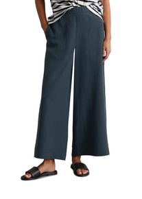 Marc O'Polo MARC O'POLO Damen Culottemuted blau, casual, Gr. 34, Web, Obermaterial: 90% Lyocell, 10% Leinen, Hosen