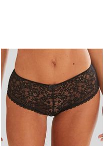 Vivance Panty 'Viola' schwarz Gr. 32/34 für Damen. Mit Schleife, Spitze. Körpernah. Nachhaltig.