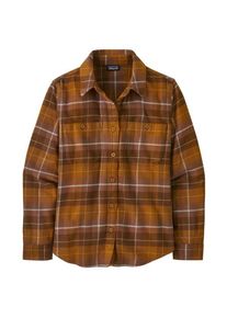 Patagonia Fjord Flannel Shirt Hemd Damen Wandern (Gr L |braun)