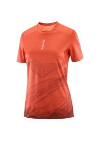 Salomon S/Lab Salomon Ultra Print Laufshirt Damen (Gr L |rot)