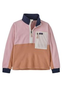 Patagonia Microdini 1/2 Zip P/O Fleecepullover Kinder (Größe L |rosa)