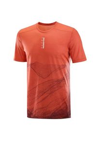 Salomon S/Lab Salomon Ultra Print Laufshirt Herren (Gr L |rot)