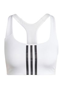 Adidas PWIM Medium Support 3S Bra Sport-BH Damen Yoga (Gr XL - Cup: A-B |weiß)