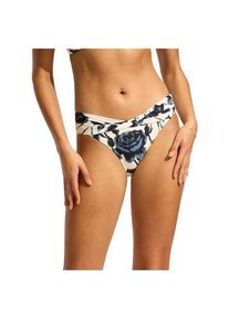 Seafolly Rococo Twist Band Mini Hipster Bikini-Bottom Damen (Gr 6 |weiß)