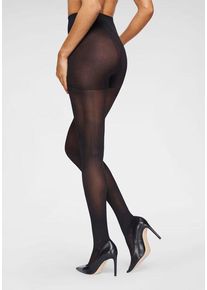 Lascana Stützstrumpfhose schwarz Gr. S (36/38) für Damen. Elastisch