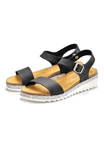 Lascana Riemchensandalette schwarz Gr. 36 für Damen