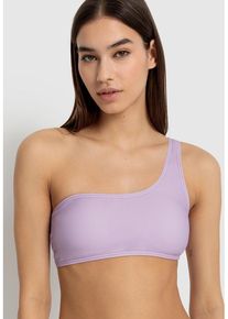 LSCN BY LASCANA Bustier-Bikini-Top 'Gina' lila Gr. 40 Cup C/D. Ohne Bügel. Nachhaltig.