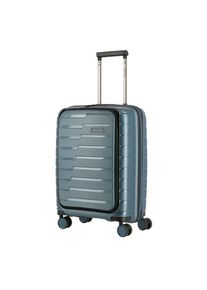 Travelite Airbase 4w Trolley S Vortasche 075346-Eisblau