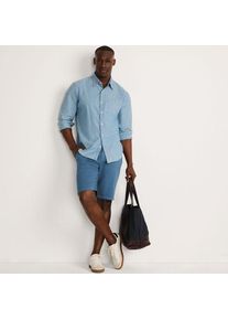 LANDS' END Chino-Shorts f&uuml;r Herren, Slim Fit, Herren, size: regular, Blau, Baumwoll-Mischung, by Lands' End
