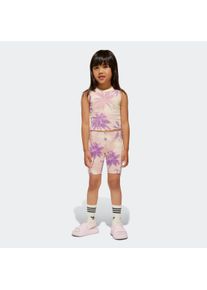 Kinder Trainingsanzug "CYCL. SHORT ST"semi pink spark, multicolor, sportlich, Gr. 122, adidas originals, Obermaterial: 93% Baumwolle, 7% Elasthan,