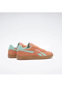 Reebok CLASSIC Sneaker "REEBOK COURT RETRO", Gr. 41sunkissedorange, glitchaqua, gum, Synthetik, Textil, sportlich, Schuhe