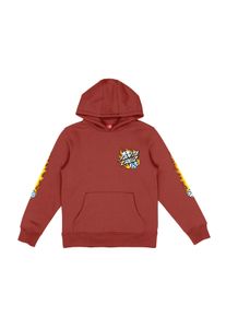 Santa Cruz Kinder Kapuzensweatshirt "YOUTH FLAMING DICE DOT HOOD"schwarz rust, sportlich, Gr. 158, Obermaterial: 65% Polyester, 35% Baumwolle,