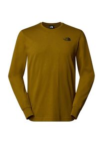 The North Face L/S Redbox Tee Longsleeve Herren Wandern (Gr XS |braun)