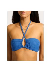Seafolly Chiara Diamond Wire Bandeau Bikini-Top Women (Gr 8 |blau)