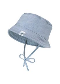 MaxiMo Baby H&uuml;tchen Futter Bindeband UV 15 Hut Kinder (Gr 47 cm |grau)