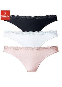 Lascana String mehrfarbig Gr. 32/34 für Damen. Mit Spitze. Körpernah. Nachhaltig.
