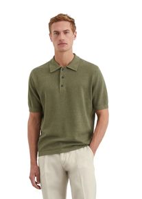 Marc O'Polo MARC O'POLO Herren Strickpullover "aus Leinen-Baumwoll-Mix"oak ash, casual, Gr. XXL, unifarben, Obermaterial: 67% Leinen, 33% Baumwolle, Pullover
