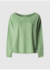 Pepe Jeans Damen Strickpullover "CANDELA"612fresh grün, casual, Gr. XS, Ajourstrickmuster, unifarben, Strick, Obermaterial: 60% Baumwolle, 40%