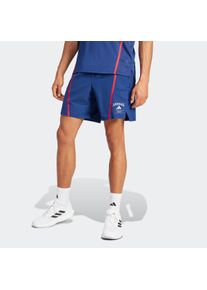 Herren Shorts "D4T HERITAGE SHORT"dunkelblau, chalk weiß, sportlich, Gr. XXL, adidas Performance, Obermaterial: 88% Polyester, 12% Elasthan, Hosen