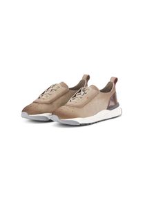Santoni Low-Top Sneaker - Sneaker aus Nubukleder - Gr. 43 (EU) - in Braun - f&uuml;r Damen