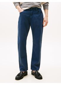 Tommy Hilfiger Herren Straight-Jeansadmiral navy, casual, Gr. 40, Denim/Jeans, Obermaterial: 99% Baumwolle, 1% Elasthan, Jeans, in blauer Waschung