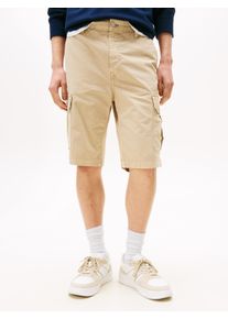 Tommy Jeans Herren Cargoshorts "TJM OTIS CARGO REG SHORTS"silt, casual, Gr. 34, unifarben, Web, Obermaterial: 100% Baumwolle, Hosen, Mit