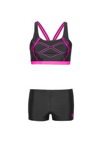 arena Graphic Pro Bikini Set - schwarz - Gr. 40 - Polyamid/Elastan