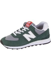 New Balance u574 Sneaker Herren - grün - Gr. 42 - Mesh/Suedeleder