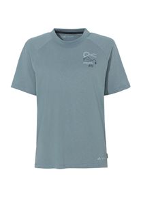 Vaude Cyclist Casual Funktionsshirt Damen - blau - Gr. 40 - Baumwolle/Lyocell