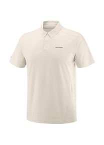 Salomon Trackline Poloshirt Herren - beige - Gr. XXL - Polyester