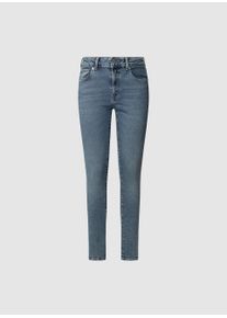 Pepe Jeans Damen Skinny-fit-Jeans "SKINNY JEANS MW"medium used stone wash, casual, Gr. 25, Denim/Jeans, Obermaterial: 98% Baumwolle, 2% Elasthan,