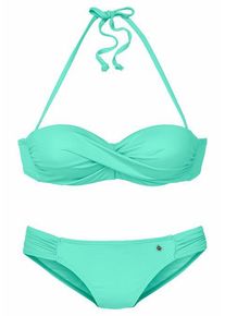 s.Oliver Set: Bügel-Bandeau-Bikini 'Soft' blau Gr. 32 Cup A. Mit Bügel. Nachhaltig.