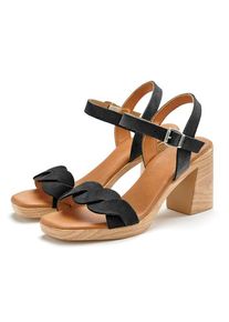 Lascana Riemchensandalette 'Sandale, Sandalette, Sommerschuh' schwarz Gr. 35 für Damen