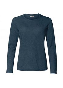 Funktionsshirt Vaude Essential L/S T-Shirt Damen (Gr 38 |blau)