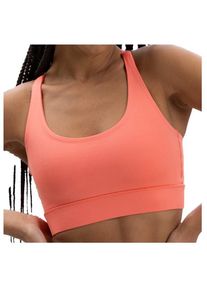Hey Honey Criss-Cross Bra Sport-BH Damen Yoga (Gr M |braun/rot)